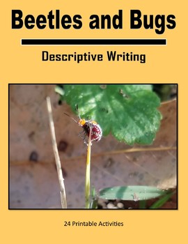Preview of Descriptive Writing - Beetles and Bugs