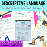Descriptive Writing: Character Activities - PRINT AND DIGITAL