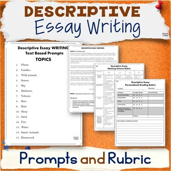 descriptive writing essay prompts