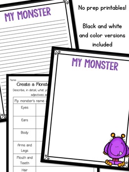 create your own monster essay