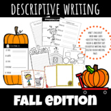 Descriptive Writing FRENCH | Fall Writing | Les Adjectifs 
