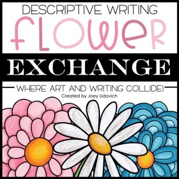 Preview of Descriptive Writing: Flower Exchange Project | Spring Writing