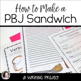 Descriptive Writing - How to Make  a PBJ activity for grades 4-6