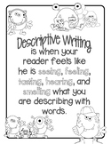 Descriptive Writing Made Fun in First, Second, or Third Grade!