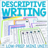 Descriptive Writing Unit - Lesson Plan, Writing Prompts, S