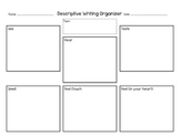 Descriptive Writing Organizer - 5 Senses