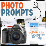 Descriptive Writing Photo Prompt Activity for Middle School