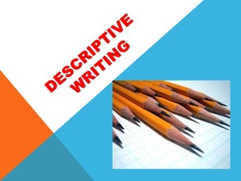 Preview of Descriptive Writing Powerpoint New Price