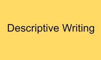 Preview of Descriptive Writing Practice