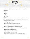 Descriptive Writing - Sensory Checklist