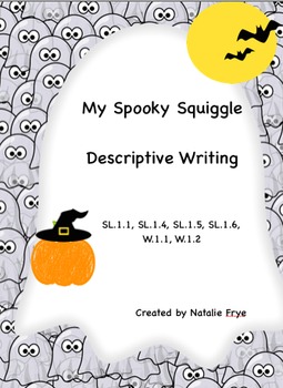 Preview of Descriptive Writing Spooky Squiggle