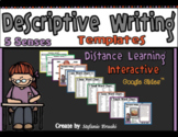 Descriptive Writing Templates  for Distant Learning Intera