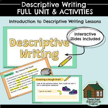 descriptive writing activities grade 2