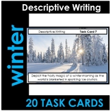 Descriptive Writing - WINTER - 20 Task Cards