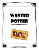 Descriptive Writing - Wanted Ad