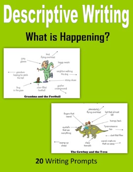 Preview of Descriptive Writing - What is Happening?