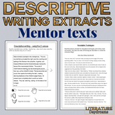 Descriptive Writing extracts and mentor texts