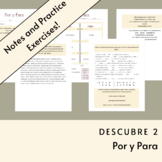 Descubre 2 - Por and Para