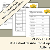 Descubre 2 Un Festival de Arte - Info-Gap Activity