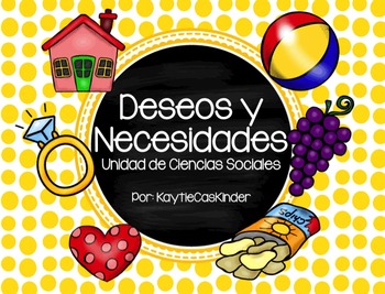 Preview of Deseos Y Necesidades: Wants and Needs: Unidad de Ciencias Sociales