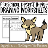Desert Animal Drawing Worksheets