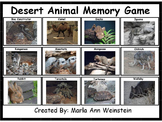 Desert Animal Memory Game