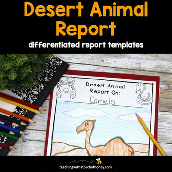 Preview of Desert Animals | Animal Research Project | Animal Report Writing Templates