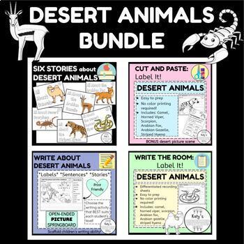 Preview of Desert Animals Bundle