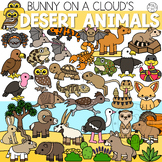 Desert Animals Clipart by Bunny On A Cloud [Animal Habitats]