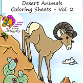 Desert Animals Coloring Pages - Vol. 2 - Sonoran Desert - 