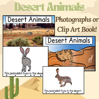 Preview of Desert Animals Emergent Readers (+ Adaptations Bonus!)