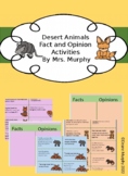 Desert Animals Fact and Opinion Activities