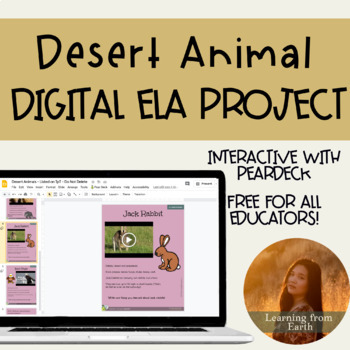 Preview of Desert Animals Interactive Lesson