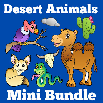 Preview of Desert Animals Worksheets Activities | Preschool Kindergarten 1st 2nd Grade