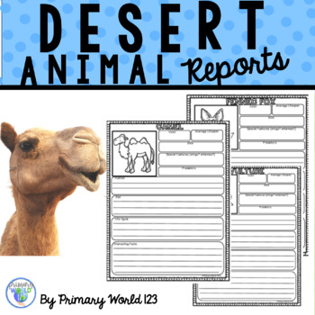 Preview of Desert Animals  Research Poster Project