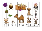 Desert Animals Themed 1-10 Number Sequence Puzzle Printabl