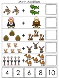 Desert Animals Themed Math Addition Printable Preschool Cu