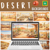 Desert Backgrounds for Google Slide and PowerPoint 16x9 Sl