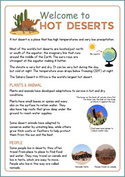 Desert Biome - Hot and Cold Deserts: Definitions, Climate, Plants ...