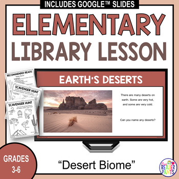 Preview of Desert Biome Library Lesson - Desert Animals - Desert Habitats
