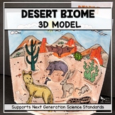 Desert Biome Model - 3D Model - Biome Project - Distance Learning