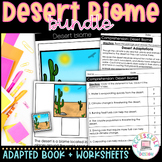 Desert Biome Worksheets and Adapted Book | Life Science | 