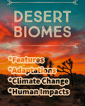 Preview of Desert Biomes: Characteristics, Adaptations, Climate Change & Humans
