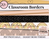 Desert Boho Classroom Borders Pack | Bulletin Board Border