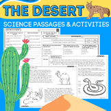 Desert Environment & Habitat Passages, Worksheets, & Resea