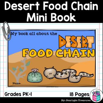 Preview of Desert Food Chain Mini Book for Early Readers - Food Chains