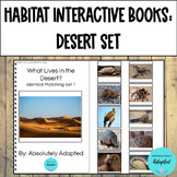 Desert Habitat Interactive Books for Special Education