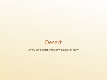 Desert Powerpoint Worksheets Teaching Resources Tpt