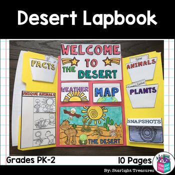 Preview of Desert Lapbook for Early Learners - Animal Habitats