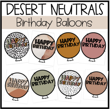 Preview of Desert Neutrals Collection: The One With The Birthday Balloons